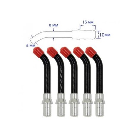 5Pcs 8×10×15mm Fibras Ópticas para lamparas de fotocurado dental