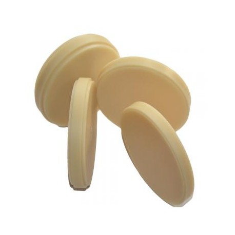 5 Piezas de bloques dentales de PMMA con materiales dentales de color A0/A1/A2/A3
