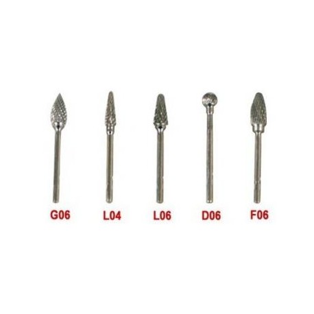 5PCS Tungsten Carbide Burs Para Micromotor Dental