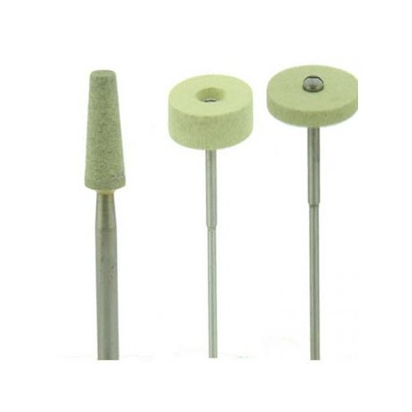 5 PCS Amoladora de diamante dental para pulidor dental de zirconio y cerámica
