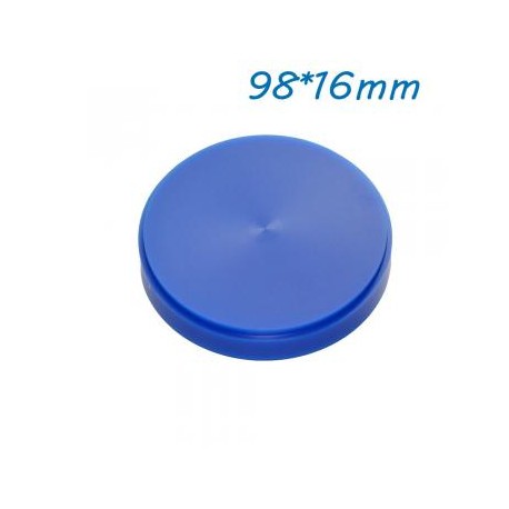10Pcs Bloque de disco de cera dental para sistema de fresado Wieland CAD/CAM 98 * 16mm