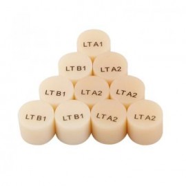 10PCS Bloque de prensa Emax de píldoras de disilicato de litio de vidrio y cerámica para laboratorio dental