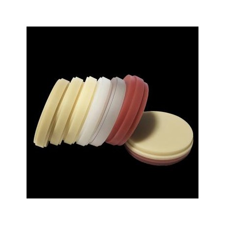 5Pcs Bloques dentales de PMMA Pmma para hacer un puente temporal restauraciones dentales bloque de resina
