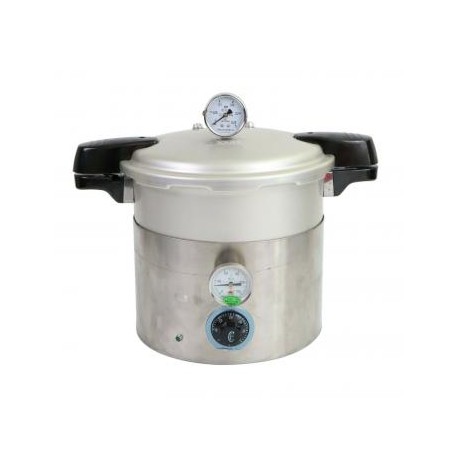 1800W Esterilizador de autoclave de vapor para laboratorio dental olla de esterilización de alta presión