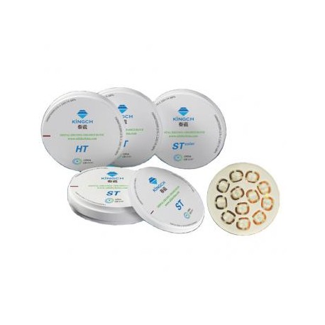 98mm HT / ST Zirconia dental en blanco para sistema de apertura consumibles dentales