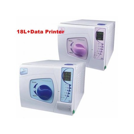 Sun® 18L Autoclave Esterilizador Dental Médico Vapor de vacío con Impresora