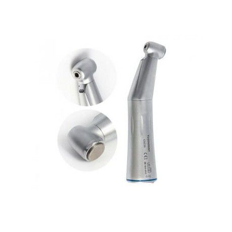 YUSENDENT® Dental LED 1:1 Fibra óptica Contra ángulo Baja velocidad CX235-1C