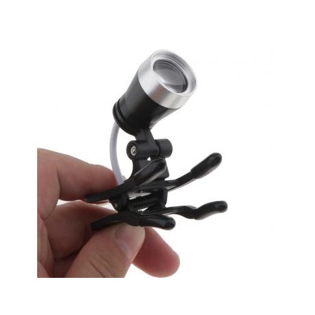 Faros de cabeza quirúrgicos tipo clip LED para todas las lupas médicas