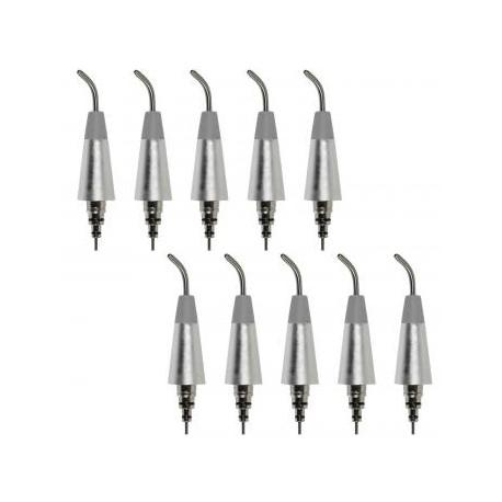 10Pcs boquilla puntas para pulidor de aire aeropulidor dental N4/N2