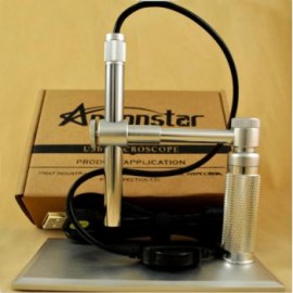 yonstar® 2MP USB Microscopio digital de la base Con Meatl Cámara PCB placa de circuito Inspección A1 200W-A