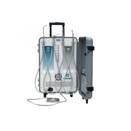 Dynamic® DU892 Unidad Dental Portátil con jeringa de 3 vías y tubo de pieza de mano