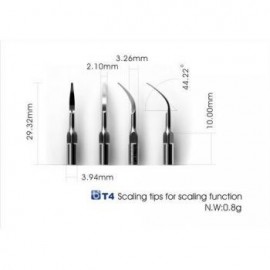 3Pcs Baola® T4 Puntas Dentales Para Ultrasonido