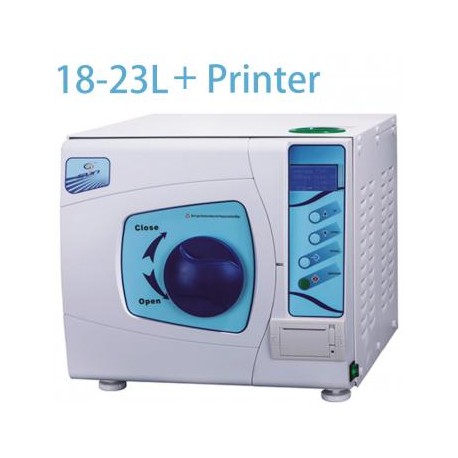 SUN-II-DL 18L/23L Autoclave Esterilizador de Mesa Clase B Vapor de Vacío con Impresora
