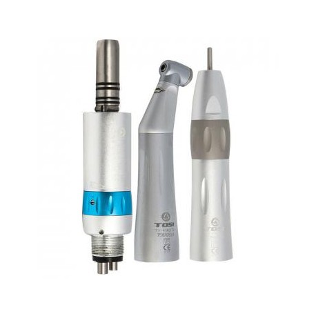 TOSI Dental Kit Pieza de Mano Baja Velocidad LED Interno 4 Agujeros