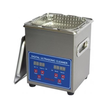 2L Compacto Máquina Limpiadora Ultrasónica de Acero Inoxidable SUS304 JPS-10A