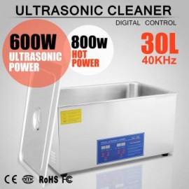 30L Gran Capacidad Máquina Limpiadora Ultrasónica de Acero Inoxidable SUS304 JPS-100A