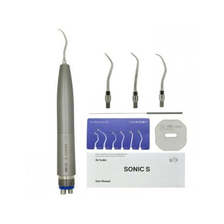 Sonica S higienista Scaler Neumatico con Puntas S3 S2 S1 de 2 agujeros / 4 agujeros