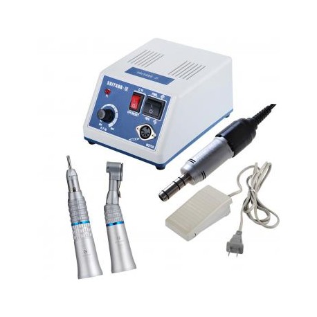SHIYANG N3S Micromotor Dental S05 Pieza de Mano Contra-ángulos Recta Aire Motor Kit Compatible con Marathon