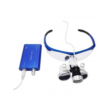 3.5 X420 mm lupas quirúrgico dental con gratuito lámpara de cabeza LED