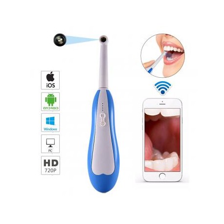 Cámara intraoral inalámbrica WiFi para iOS iPhone Android Phones PC Tablet